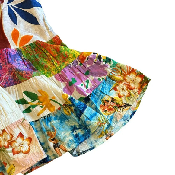 Jams World Tuileires W329-TUIL Floral Print Dress Ruffle Shift Size Medium Women - Picture 10 of 12